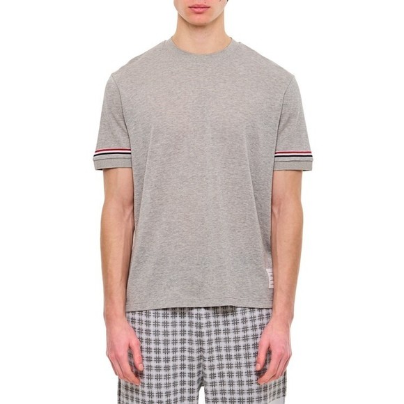 Thom Browne Ribbed Cuff T-Shirt - NWT